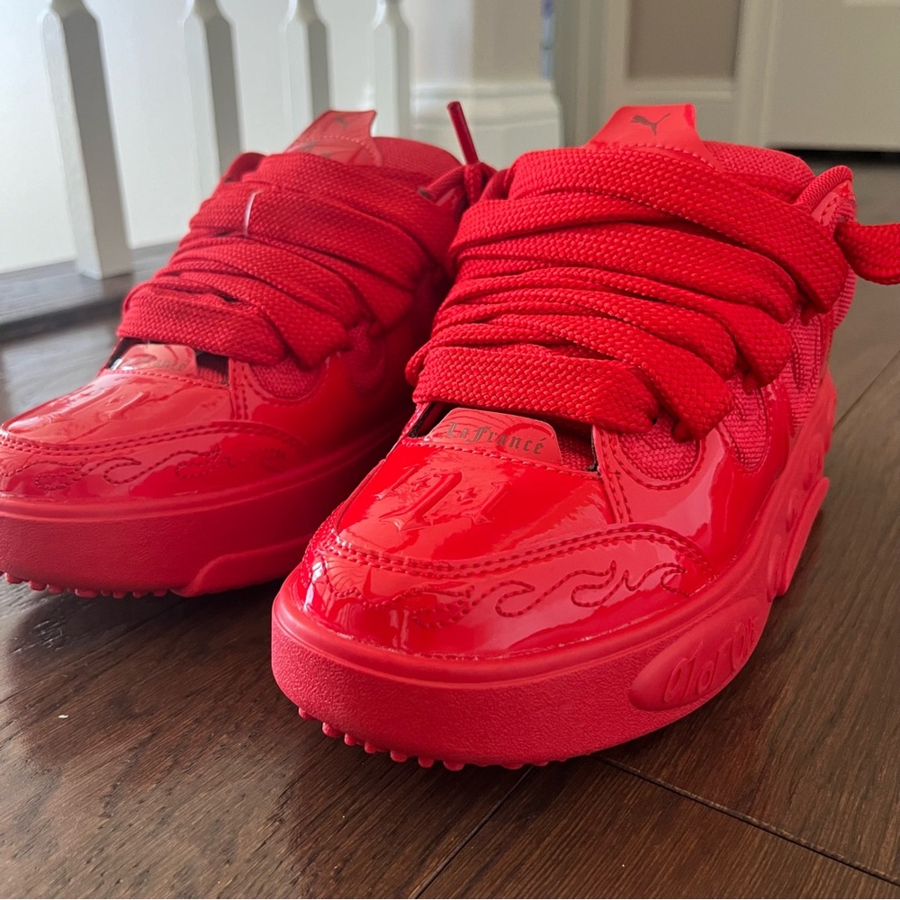 Puma LaMelo Ball LaFrance Red Amour Chunky Sneakers Sz 6.5 Men